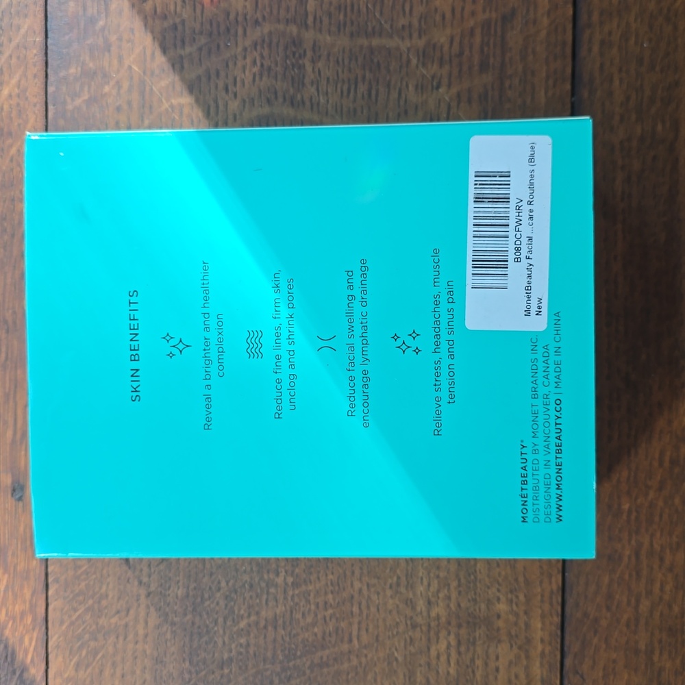 NIB Ice Globes Cryo Facial Massager - Teal Blue By Monét Beauty - Picture 2 of 4